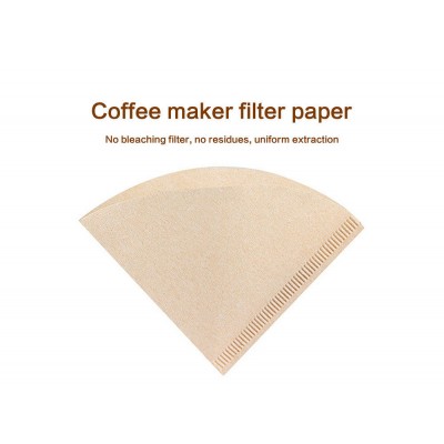 CE Factory Wholesale Soft and Clear Texture V-Shape Smooth and Flat Edges Home Kitchen Need Coffee Maker Filter Paper